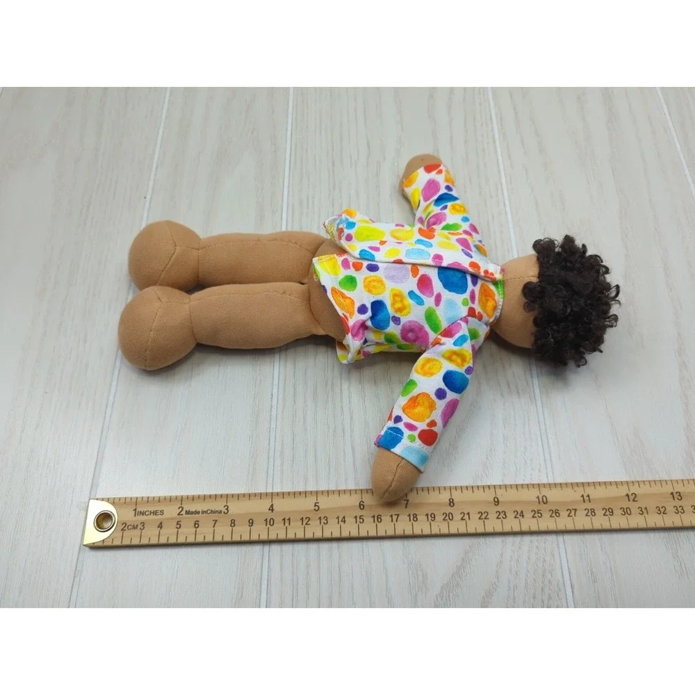 Lovevery Quinn Doll Plush‎ Cloth Organic Montessori Colorful NO OVERALL PANTS